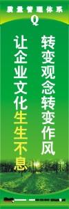 品質(zhì)宣傳標(biāo)語 品質(zhì)標(biāo)語 質(zhì)量標(biāo)語 轉(zhuǎn)變觀念轉(zhuǎn)變作風(fēng)讓企業(yè)文化生生不息