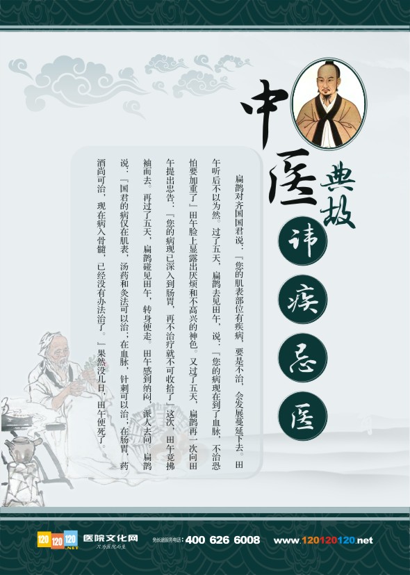 中醫(yī)文化宣傳圖片 中醫(yī)文化建設(shè)圖片 諱疾忌醫(yī)